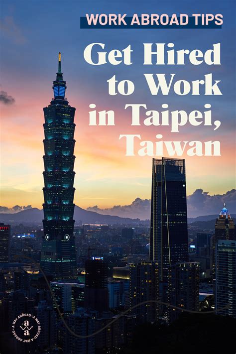 work abroad taiwan|Jobs in Taiwan .